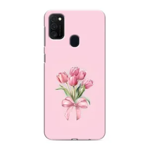 Чохол з розовим принтом для Samsung Galaxy M21s (Букет квітів)