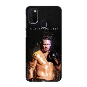 Чохол з картинкою Олександр Усик для Samsung Galaxy M21s (Боксер Олександр Усик)