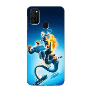 Чехол с принтом Фантастическая четверка для Samsung Galaxy M21s (Герои Фантастическая Четверка)