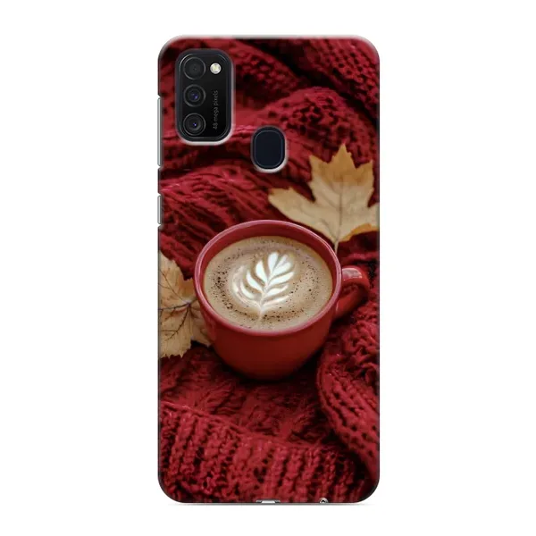 Чохол з принтом «Кава на ковдрі» для Samsung Galaxy M21s Чохол з принтом «Кава на ковдрі» для Samsung Galaxy M21s