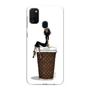 Чохли Луі Вітон для Samsung Galaxy M21s (AlphaPrint - LOUIS VUITTON) (кава LOUIS VUITTON)