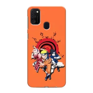 Naruto Anime Чохли для Самсунг Гелексі M21s (AlphaPrint) (команда Наруто)