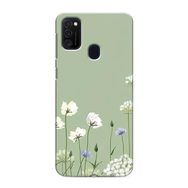 Чохол з принтом «Квіти на зеленому» для Samsung Galaxy M21s Чохол з принтом «Квіти на зеленому» для Samsung Galaxy M21s