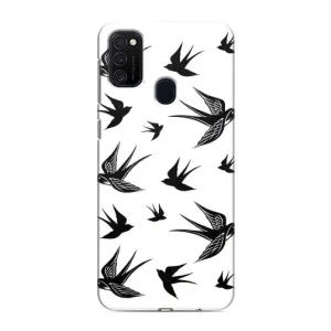 Чохол з пташками на Samsung Galaxy M21s (VPrint) (Ластівки)