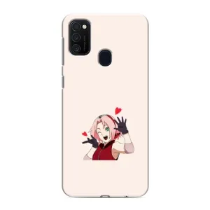 Чехлы Персонажи Аниме Наруто для Samsung Galaxy M21s (AlphaPrint) (Лайк Сакура)