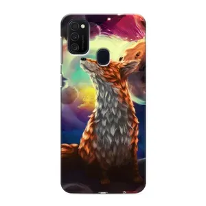 Чохли з картинкою Лисичка для Samsung Galaxy M21s (VPrint) (Лисичка в космосі)