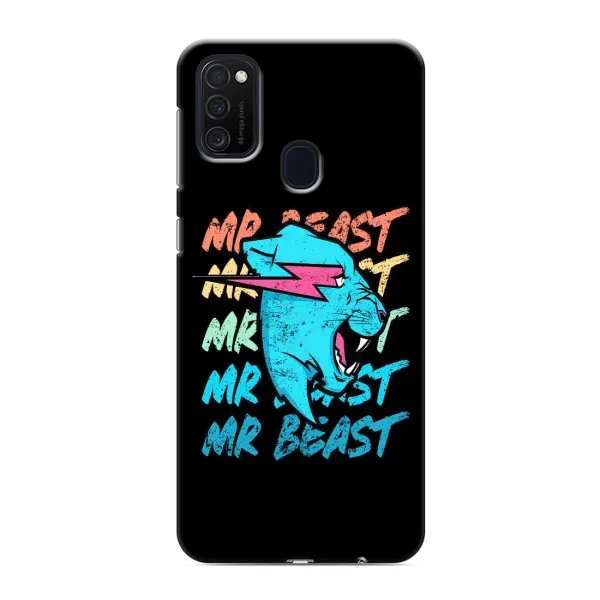 Чохол з принтом «logo Mr beast» для Samsung Galaxy M21s Чохол з принтом «logo Mr beast» для Samsung Galaxy M21s
