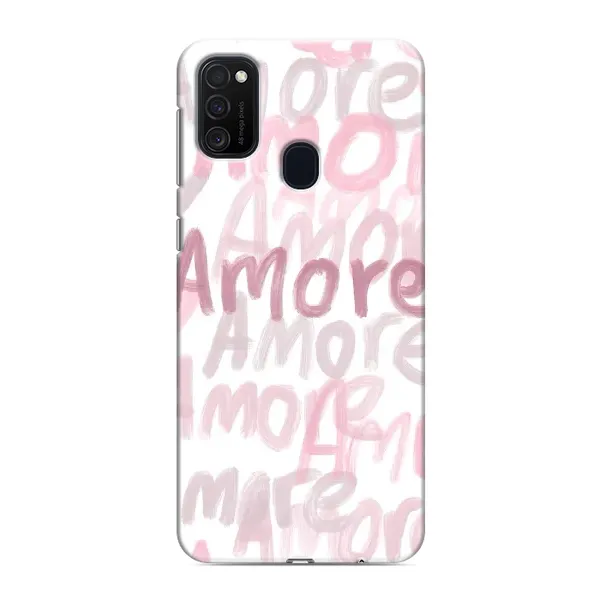 Чехол с принтом «Аморе любовь» для Samsung Galaxy M21s Чехол с принтом «Аморе любовь» для Samsung Galaxy M21s