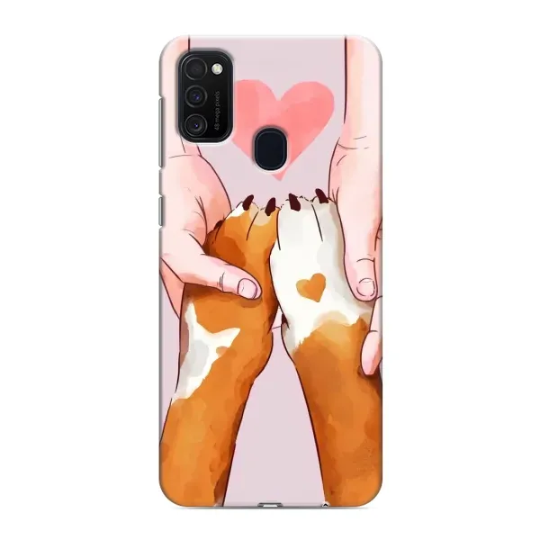 Чехол с принтом «Любовь к собакам» для Samsung Galaxy M21s Чехол с принтом «Любовь к собакам» для Samsung Galaxy M21s