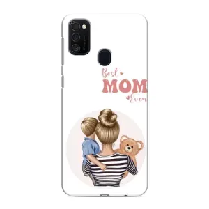 Чехлы для мамы на Samsung Galaxy M21s (Мама и сын)