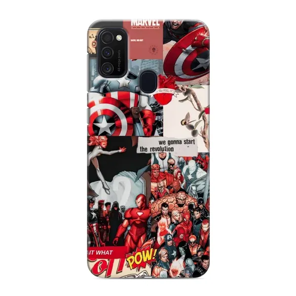 Чехол с принтом «Марвел Комикс» для Samsung Galaxy M21s Чехол с принтом «Марвел Комикс» для Samsung Galaxy M21s
