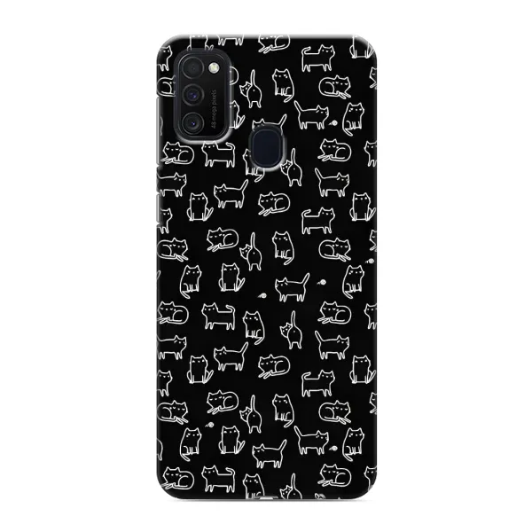 Чохол з принтом «Маленькі котики» для Samsung Galaxy M21s