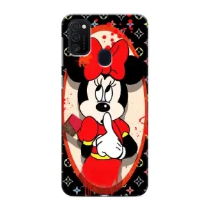 Чехол Disney Mouse Samsung Galaxy M21s (PREMIUMPrint) (Минни Маус ЛВ)