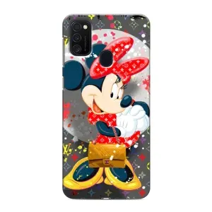 Чехол Disney Mouse Samsung Galaxy M21s (PREMIUMPrint) (Minni с бантиком)