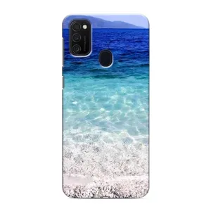 Силиконовый чехол с КАРТИНКАМИ лето для Samsung Galaxy M21s (AlphaPrint) (Море)