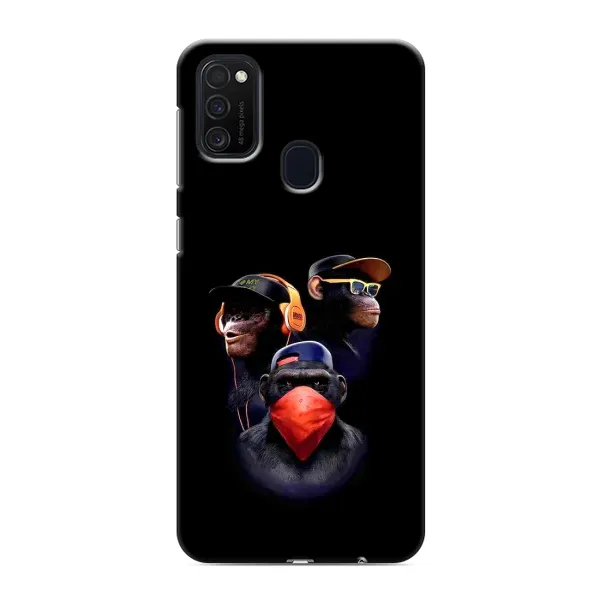 Чехол с принтом «Три обезьяны» для Samsung Galaxy M21s Чехол с принтом «Три обезьяны» для Samsung Galaxy M21s