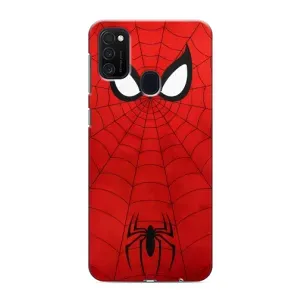 Чехол с человеком пауком для Samsung Galaxy M21s - (AlphaPrint) (Паук (Марвел))