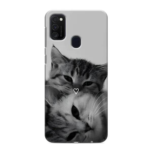 Чохол з принтом «Пара котів» для Samsung Galaxy M21s Чохол з принтом «Пара котів» для Samsung Galaxy M21s