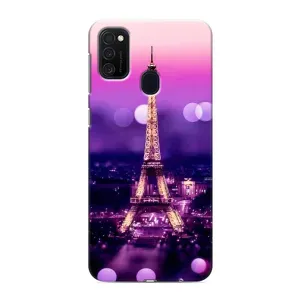 Чехол Эйфелева Башня для Samsung Galaxy M21s - (AlphaPrint) (Париж Башня)