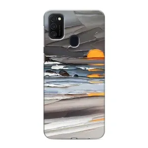 Чехол с картинкой (Стильные) для Самсунг М21s - (AlphaPrint) (Пастель)