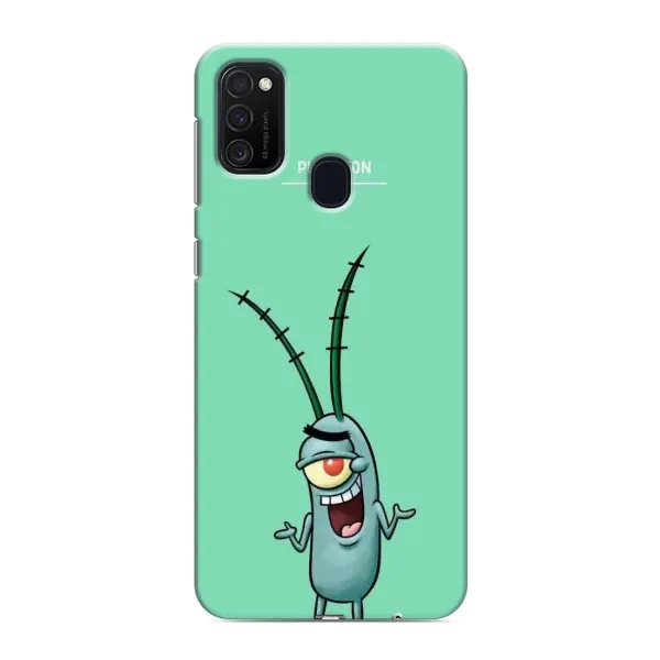 Чохол з принтом «Персонаж Планктон» для Samsung Galaxy M21s Чохол з принтом «Персонаж Планктон» для Samsung Galaxy M21s
