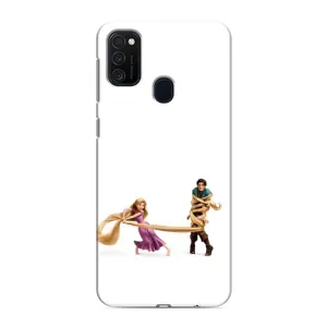 Чехол Рапунцель для Samsung Galaxy M21s (Рапунцель и Флин)
