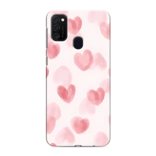 Чехол с принтом «Розовые сердечки» для Samsung Galaxy M21s Чехол с принтом «Розовые сердечки» для Samsung Galaxy M21s