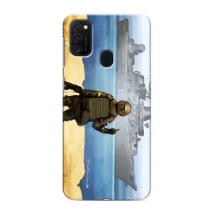 Чехол с принтом (Русский корабль...) для Самсунг Гелексі M21s (AlphaPrint) (Російський корабель)