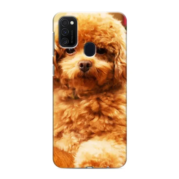 Чехол с принтом «Щенок Бишон» для Samsung Galaxy M21s Чехол с принтом «Щенок Бишон» для Samsung Galaxy M21s