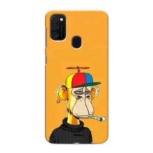 Чехлы с Обезьянами NFT для Samsung Galaxy M21s (AlphaPrint) (Скучающая Обезьяна NFT)