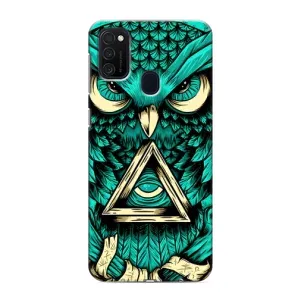 Чохол з пташками на Samsung Galaxy M21s (VPrint) (Сова з оком)