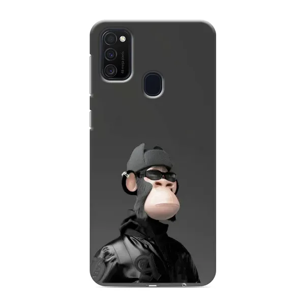 Чехол с принтом «стильная обезьяна NFT» для Samsung Galaxy M21s Чехол с принтом «стильная обезьяна NFT» для Samsung Galaxy M21s