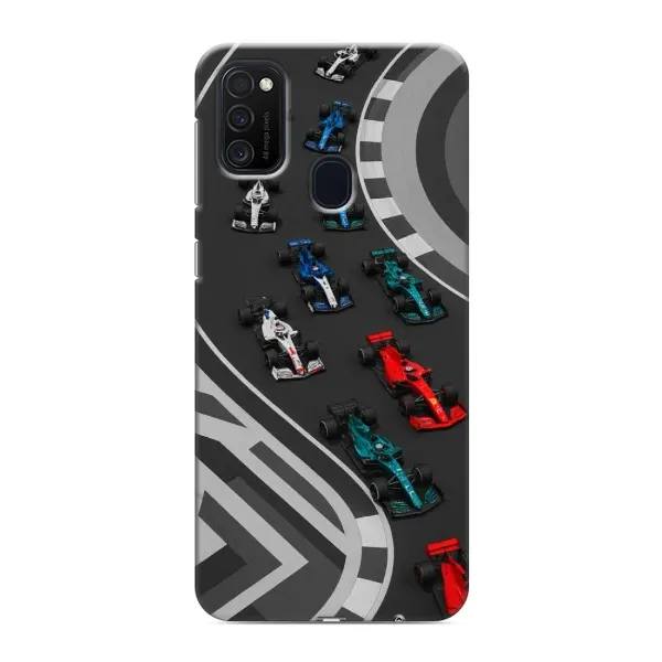Чехол с принтом «Трасса Ф1» для Samsung Galaxy M21s