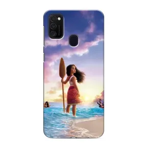 Чехол с мультфильмом Моана Samsung Galaxy M21s (Моана с веслом)