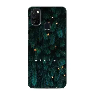 Новогодние, Праздничные Чехлы для Samsung Galaxy M21s - 2024 год (Winter)