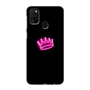Чехол с Короной Самсунг М21s - (AlphaPrint) (Яркая корона)