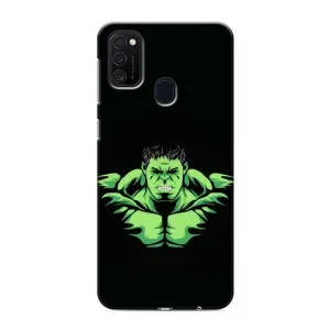 Чохли з героями Марвел Samsung Galaxy M21s (VPrint) (Зелений Халк)