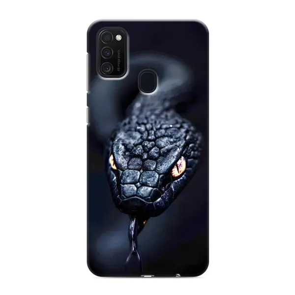 Чохол з принтом «Чорна змія» для Samsung Galaxy M21s