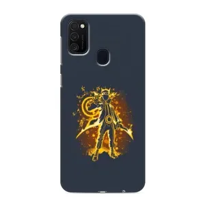 Naruto Anime Чохли для Самсунг Гелексі M21s (AlphaPrint) (золотий Наруто)