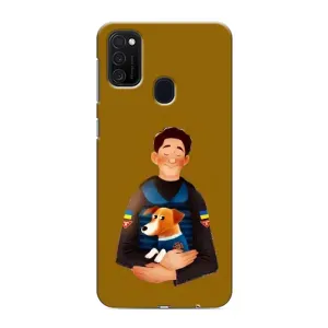 Чехлы с картинкой собаки Патрон для Samsung Galaxy M21s (AlphaPrint) (ЗСУ Патрон)