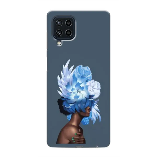 Чохол з принтом «Квіти на голові» для Samsung Galaxy M22 Чохол з принтом «Квіти на голові» для Samsung Galaxy M22