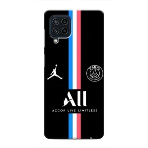 Чохли PSG для Samsung Galaxy M22 (AlphaPrint) (футболка ПСЖ)