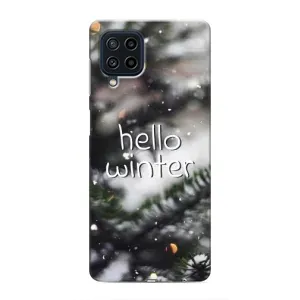 Новорічні, Святкові Чохли для Samsung Galaxy M22 - 2024 год (Hello winter)