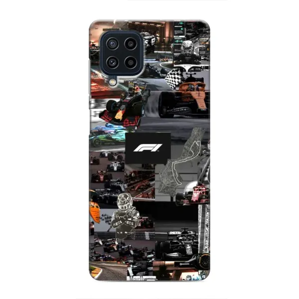 Чохол з принтом «Гоночний колаж Ф1» для Samsung Galaxy M22