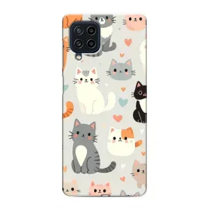 Чохол з малюнком кіт на Samsung Galaxy M22 (Колаж котів)