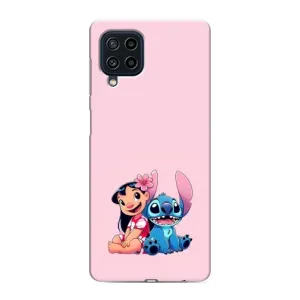Чехол с принтом Стич на Samsung Galaxy M22 (Лило и Стич)