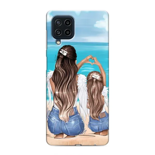 Чохол з принтом «Мама з донькою» для Samsung Galaxy M22 Чохол з принтом «Мама з донькою» для Samsung Galaxy M22