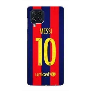 Чехлы Месси для Samsung Galaxy M22 (AlphaPrint) (Messi Barca 10)