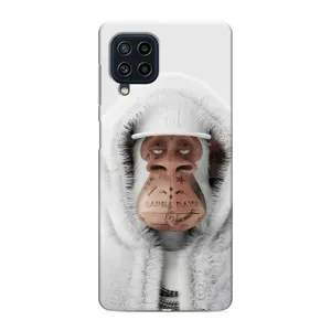 Чехлы с Обезьянами NFT для Samsung Galaxy M22 (AlphaPrint) (обезьяна NFT в тату)