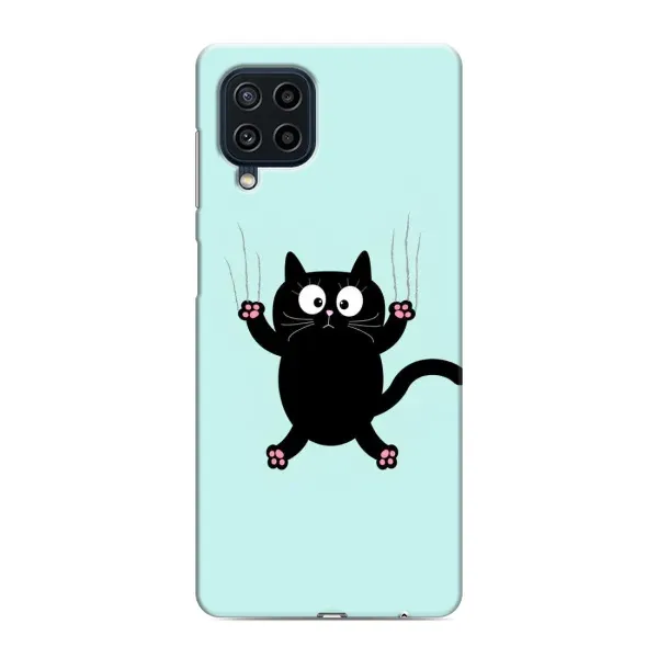Чехол с принтом «Падающий кот» для Samsung Galaxy M22